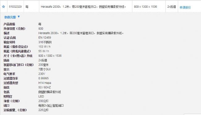 Herasafe 2030i系列全新智能生物安全柜
