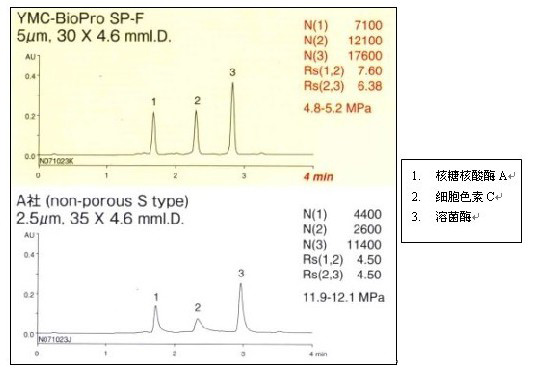 无孔型 YMC-BioPro SP-F离子交换色谱柱
